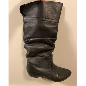 Steve Madden Leather Mid Calf Boots